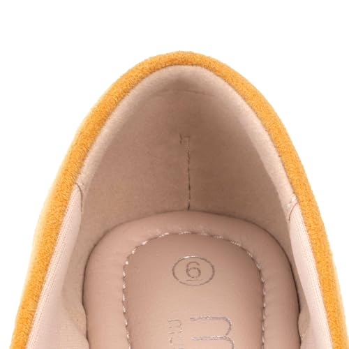 Image of MUSSHOE Comfortable Office Flats for Women: Pointed Toe Work Shoes with Memory Foam - Dressy Business Casual Slip On Flats for Commute & All Day Wear