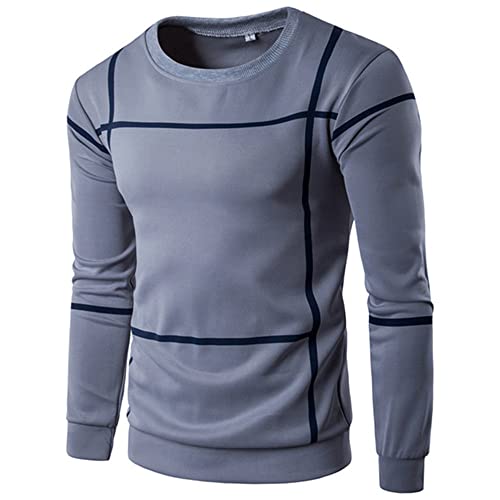 Camisola masculina Casual manga longa homens casaco pescoço camisola outwear