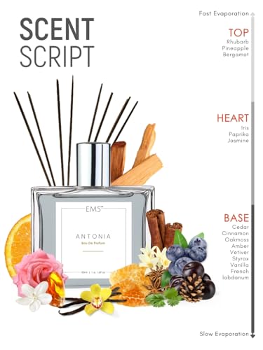 Image of EM5 Antonia Perfume for Men | Woody Earthy Spicy | Eau de Parfum | Strong and Long Lasting Spray | Luxury Gift for Him