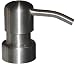 Stainless Steel Soap and Lotion Dispenser Pump Kits. Includes 9" Tube and Clear Collar Ring (6 Sets in Stainless Steel)