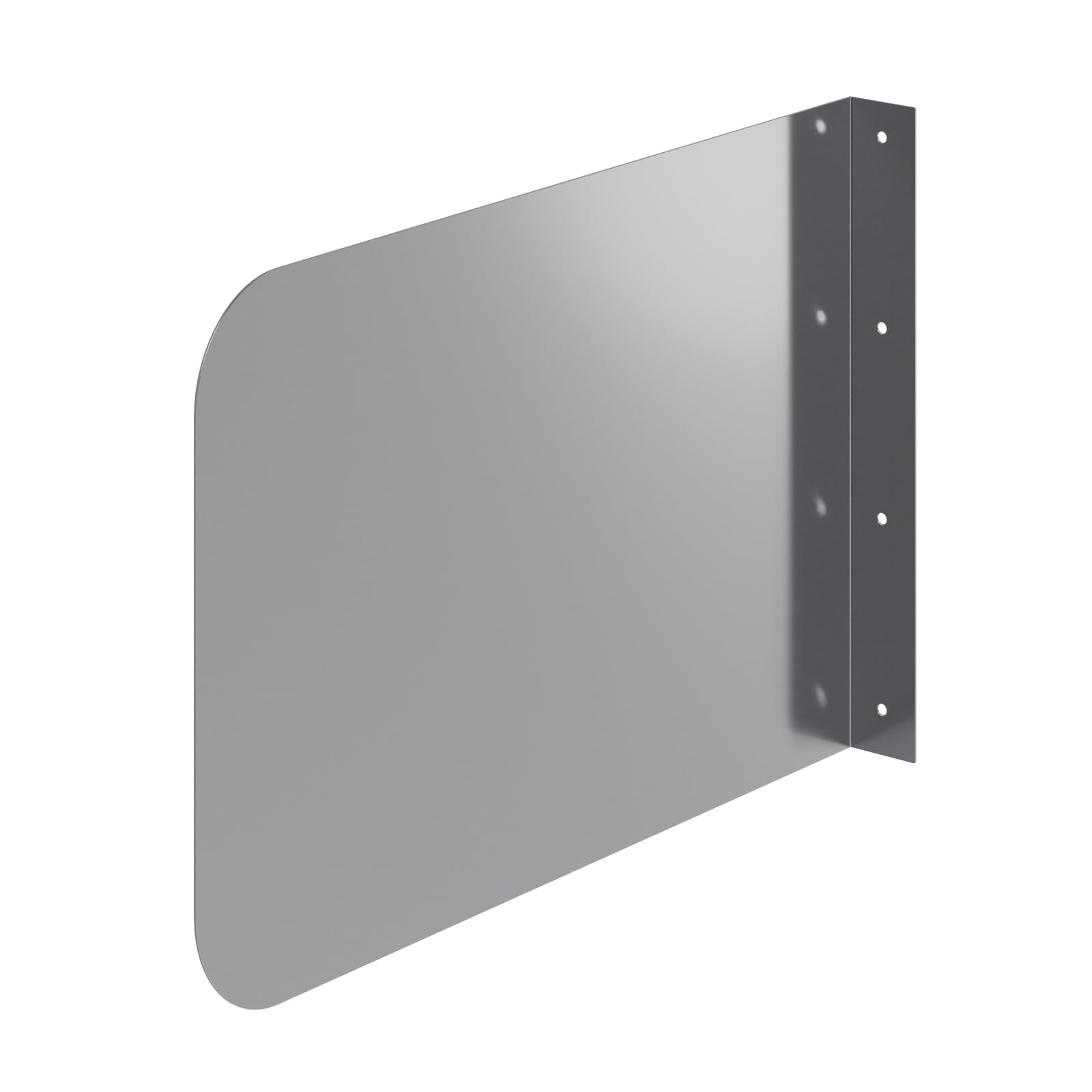 Pare-éclaboussures mural en acier inoxydable de 18 po x 12 po – Acier inoxydable 304 de calibre 16