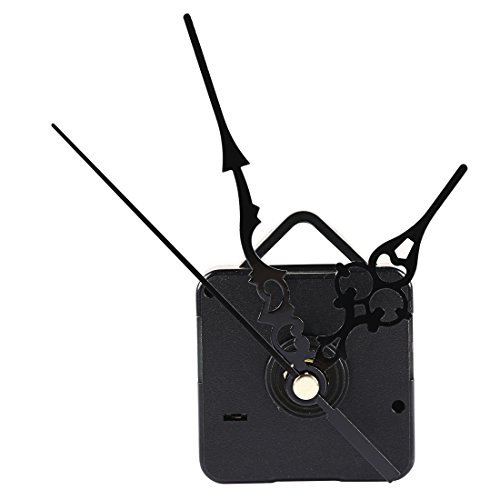 Joylive DIY Clock Mechanism Repair Parts Quartz Replacement Movement Black + Time Hands