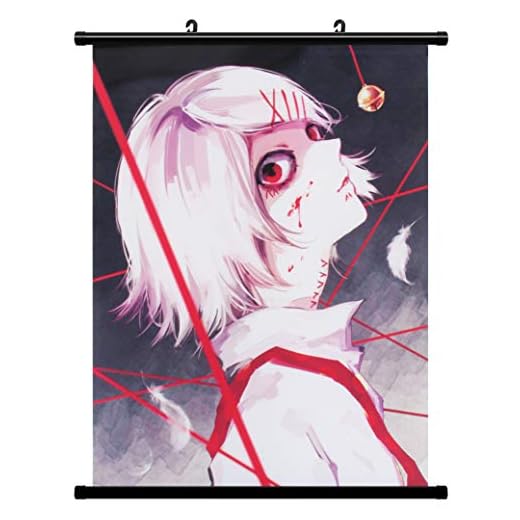papapanda Wallscroll Kakemono för Tokyo Ghoul Suzuya rullande bild Juuzou Juzo väggkonst tygaffisch anime
