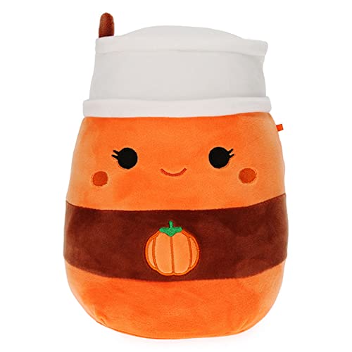 Squishmallows Official Kellytoy Plush 8 Inch Squishy Soft Plush Toy Animals (Paislynn Pumpkin Spice Latte)