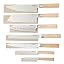 Stainless Blade/Light Pakka Wood Handle