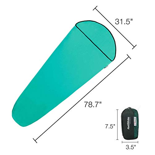 image for Naturehike High Elasticity Sleeping Bag Liner Lightweight Camping Trav