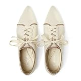 VIVAIA Grace Women's Classic Loafers 20mm Heeled Oxfords Adjustable Lace-up Lightweight Slip on Shoe