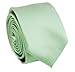 Solid Mint Green Slim Tie . 2.25' inch wide