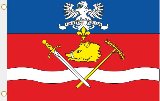 Drapeau Champigneulles grand format pavillon extérieur 90x150