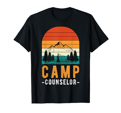 Camp Counselor Summer Camp Staff Camping Lovers Men Women Kids T-Shirt