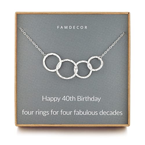 Argent sterling martelé : le collier d'anniversaire d'exception pour femme