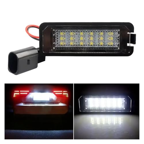 Lámpara matrícula trasera LED coche compatible con VW Passat B6 CC Golf MK7 5
