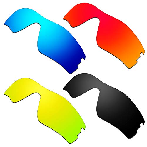 Lentille Oakley Radar Pitch polarisée or et rouge pour une clarté visuelle absolue