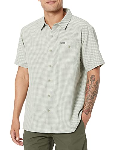 Columbia Men's Lakeside Trail Short Sleeve Plaid Shirt #TOP25