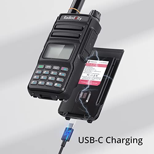 Radioddity MU-5 MURS Radio, License Free Two-Way Radio Rechargeable, Display Sync for Industrial Business Retail - Thumbnail 7