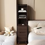 SOLACE FURNITURE Tall Narrow Nightstand