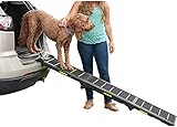 Pet Gear Travel Lite Ramps for Dogs and Cats, Compact Easy-Fold, Lightweight and Portable, Built-in Carry Handle, Supports 150-200lbs, Available in 2 Models