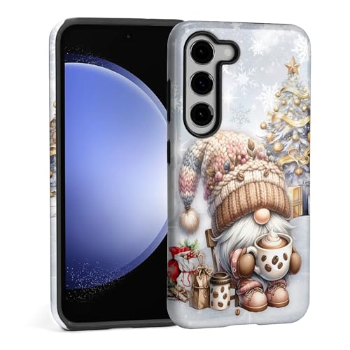 TAMEFOX Case for Samsung Galaxy S24 FE,Anti Drop Scratch Protective Phone Cover Case for Women Girl-Christmas Decorations-Santa Claus - image 1