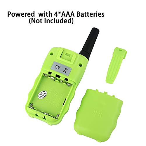 Retevis Rt32 Walkie Talkie For Kids,With Lanyard 22 Ch Smiling Kid Walkie Talkie,Vox Flashlight,Christmas Gifts Toys For Boys Girls,Camping,Hiking,Garden Outdoor Indoor(Green,2 Pack) #TOP7