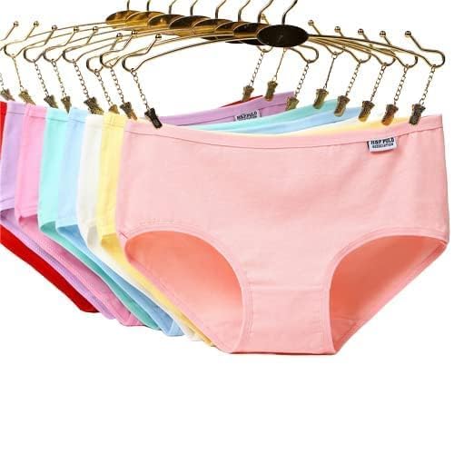 shophousses street Women's Cotton Mid Waist Comfort Panty Briefs | Hipster Innerwear Soft Stretchable Panties Womens & Girls Cotton Briefs Combo Set (Pack of 3 - Multicolours) (L)-picture-28
