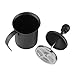 Frothing Pitcher, Unbreakable Handheld Milk Frothers, Easy to Manual Milk Frother, Milk Tea Store for Restaurant Cafe (400ml)