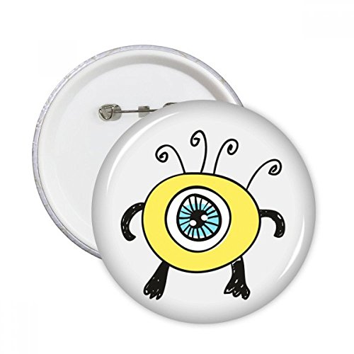 Pins jaune cyclope univers alien lot de 5 pièces, une idée cadeau originale pour adolescents