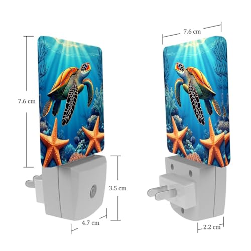 Lámparas de noche LED tipo enchufe 2 piezas 0.5W miniatura 7
