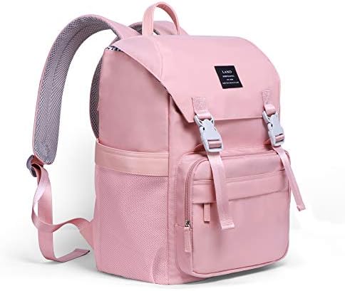 Land Baby Diaper Bag Backpack - Multi-Function Waterproof Maternity Travel Nappy Bags for Baby Care - Large Capacity, Durable and Stylish (New Style - Pink)