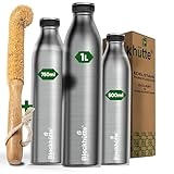 Vielseitige Verwendung - Unsere Trinkflasche aus Edelstahl eignet sich perfekt für den täglichen Gebrauch, egal ob im Büro, beim Sport oder auf Reisen. Dank der isolierten Doppelwandkonstruktion bleibt Ihr Getränk stets auf der gewünschten Temperatur, sodass Sie Ihre Trinkflasche Isolierflasche immer und überall genießen können. Die Trinkflasche Metall ist robust, langlebig und umweltfreundlich, was sie zur idealen Wahl für umweltbewusste Verbraucher macht.