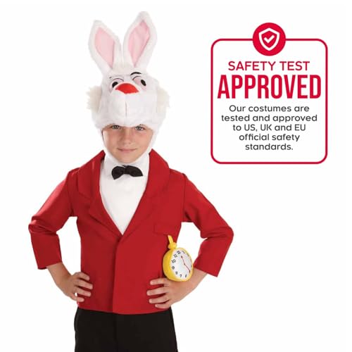 Disfraz conejito blanco divertido, talla XL para niños miniatura 5