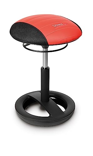 Topstar Sitness Rs Bob - Taburete De Trabajo 38,5 X 38,5 X 57,0 Cm , Color Rojo Y Negro