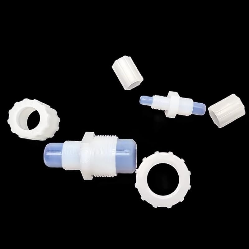 PFA Flared Reducing Straight Through Fitting, PFA Pipe Fittings (1/4 "-1/2 ")