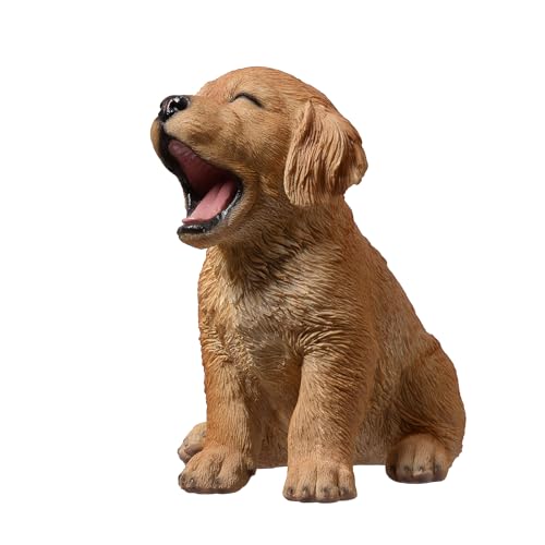 Estatua Yawning Golden Retriever Exclusiva miniatura 4