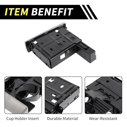 Portavasos para tablero Ford F-250 F-350 2005-2007 gris miniatura 4