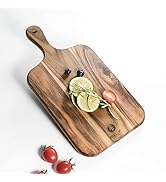 Amazon | アカシア木製カッティングボード 取っ手付き キッチン用