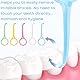 5 Stück Aligner-Entfernungswerkzeug für unsichtbare,Aligner Removal Tool,Zahnspange Haken Zahnspange,Aligner Entfernungswerkzeug,Unsichtbare Zahnentfernung,für unsichtbare Zahnspangen(5 Farben)