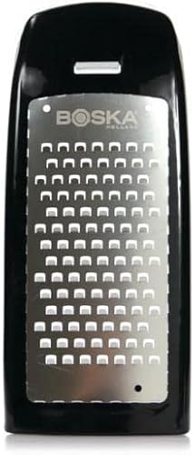 Boska Easy Grater/Table Grater/Dishwasher Safe/Silver/Black / 16,5 x 7 x 4,5 cm