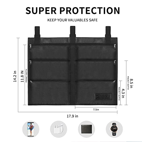 Bdmetals Fireproof Hanger Diversion Safe For Money Cash Stash,Large Capacity And Multiple Pockets Safe For Storing Money, Jewelry, Passport, Document #TOP2