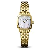 Rotary Orologio da donna Heritage Astoria con cinturino in acciaio inox placcato argento e oro
