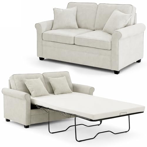 Shally Dogan Divano Letto 2 Posti con Rivestimento in Tessuto