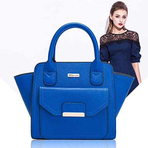 ICYCHEER - Bolso de asas para mujer azul azul Cover
