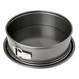 Springform 28 cm rund – Birkmann – grau, Karbonstahl, Marken-Antihaftbeschichtung, extra hoher Rand 9 cm, Auslaufschutz, Kuchenform & Backform für perfekte Backergebnisse