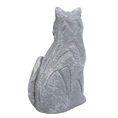 Lápida Decorativa de Gato para el Rincón del Jardín 5