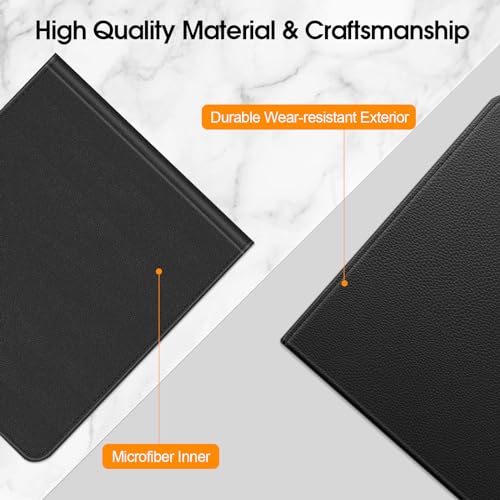 Image of Fintie Stand Case for 7 inch Kobo Libra Colour (2024) / Kobo Libra 2 (2021) eReader - [Multi-Angle Viewing] Slim Fit Vertical Stand Cover with Auto Sleep /Wake, Black