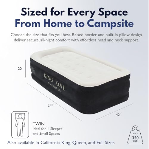 King Koil Luxury Twin Air Mattress