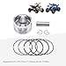 GOOFIT 57.4mm Piston Ring Assembly Kit for GY6 157QMJ ATV Go Kart Moped Scooter
