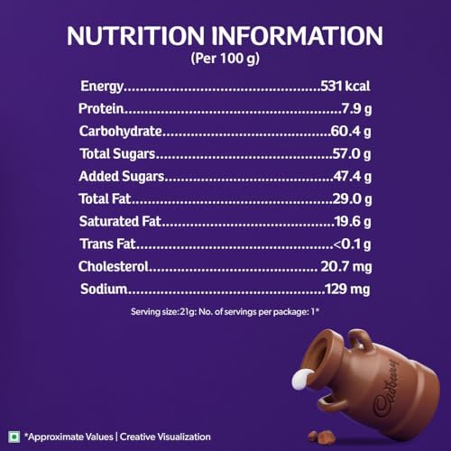 Image of Cadbury Dairy Milk Chocolate Bar, 20.2 g