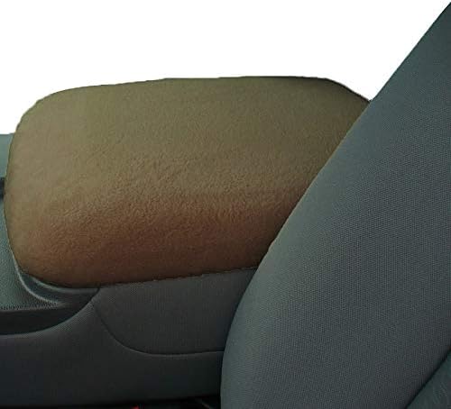 Car Console Covers Plus Handmade in USA Designed for Nissan NV3500 2013-2022 Fleece Auto Armrest Center Console Cover Black