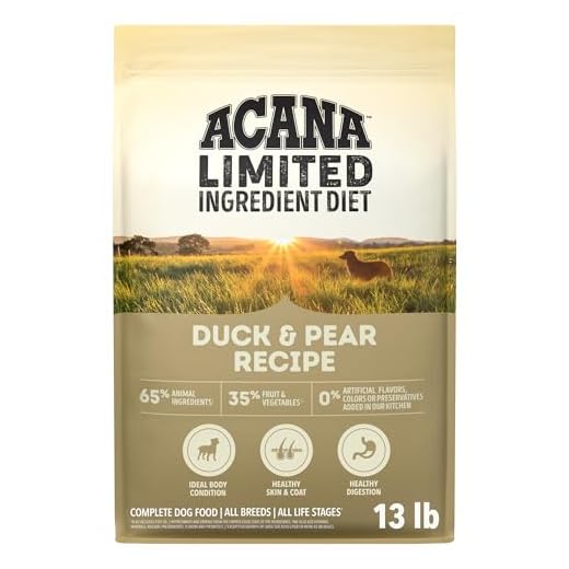 ACANA Singles Limited Ingredient Grain Free High Protein Dry Dog Food Duck & Pear Recipe 13lb Bag