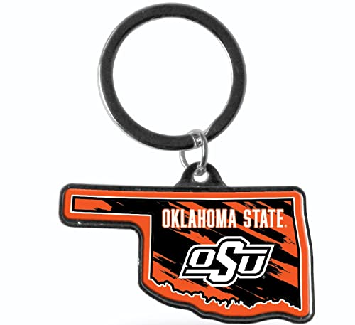 Rico Industries NCAA Oklahoma State Cowboys State Shape Keychain